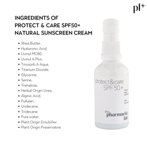 Protect & Care SPF 50+ Natural Sunscreen Cream